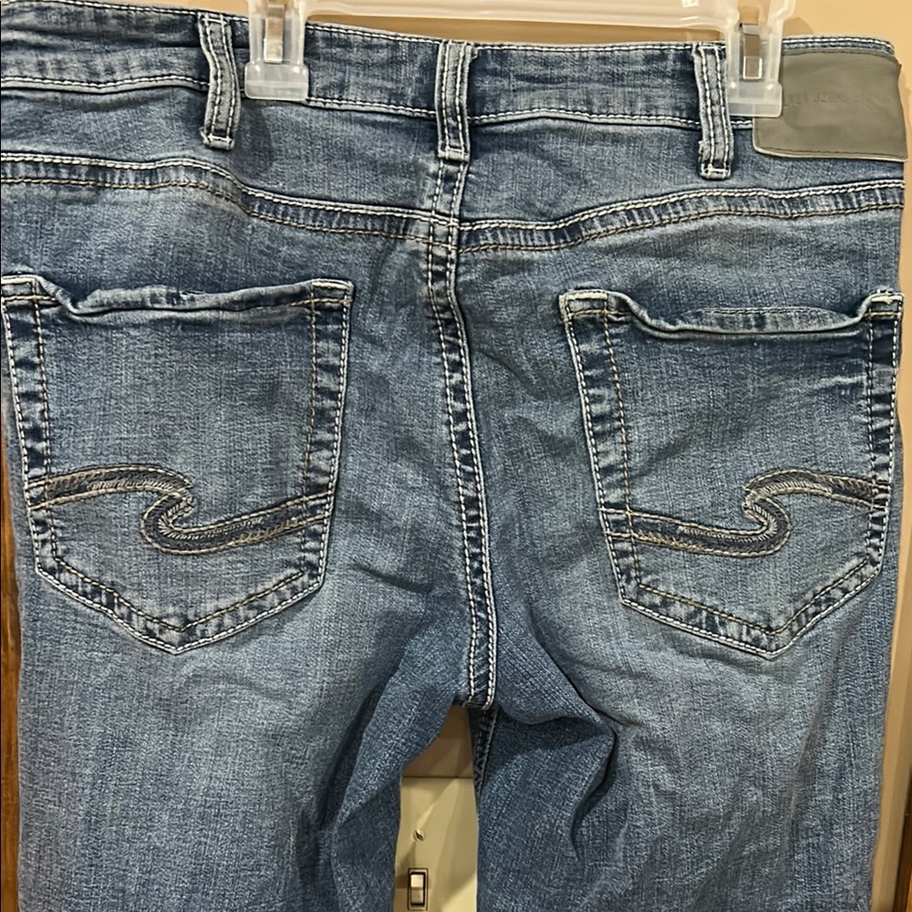 Silver Jeans Blue Straight Denim - Picture 5 of 8